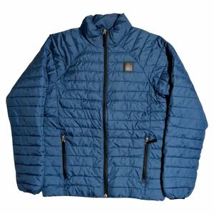 Duluth Alaskan Hardgear Puffer Jacket Mens Size M Blue Gorpcore Outdoors Hunting